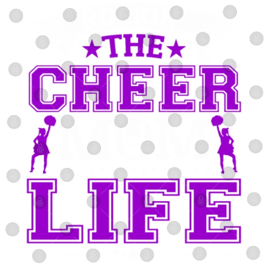 Tha Cheer Mom Life Cheerleading Mommy Mother's Day Digital Files