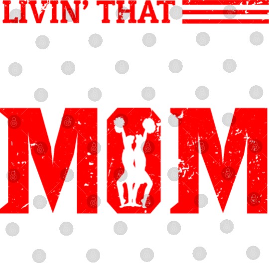 Living Cheer Mom Life Cheerleading Mother's Day Digital Files