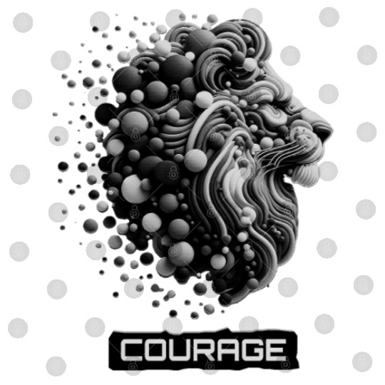 Courageous King: Lion Head Digital Files