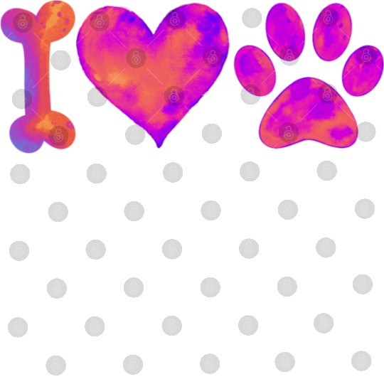 I Love My Dog Digital Files