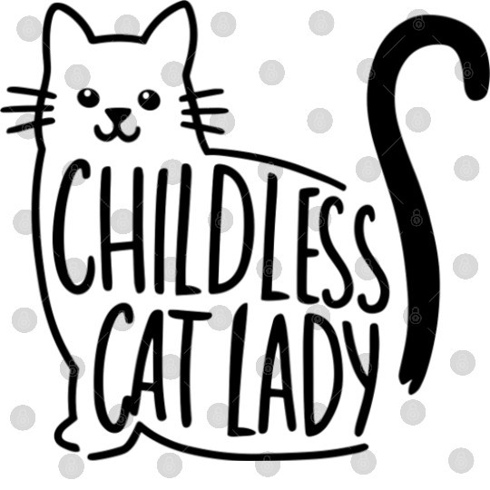 Childless Cat Lady Kamala Harris Digital Files