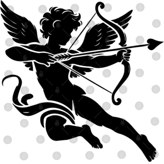 classic cupid shooting his love arrows Digital Files