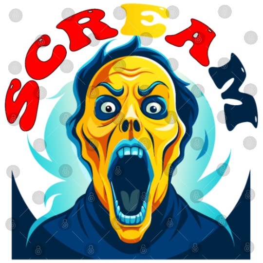 Scream Vintage Halloween Digital Files