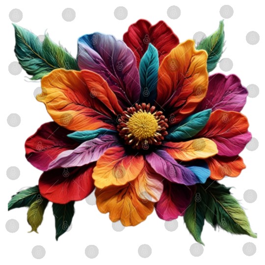 Spectrum Bloom - A Symphony of Floral Hues Digital Files