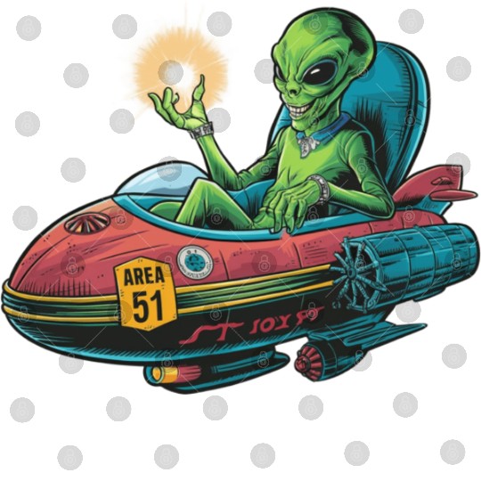 Alien in Area 51 Craft Digital Files