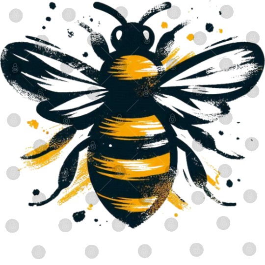 Honey Bee Insect Art 1 Digital Files