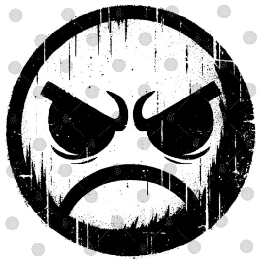 Angry Face Digital Files