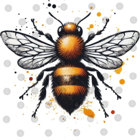 Honey Bee Insect Art Digital Files