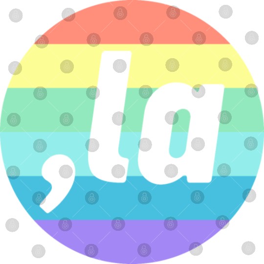 Kamala Harris Comma La Rainbow Election 2024 Digital Files