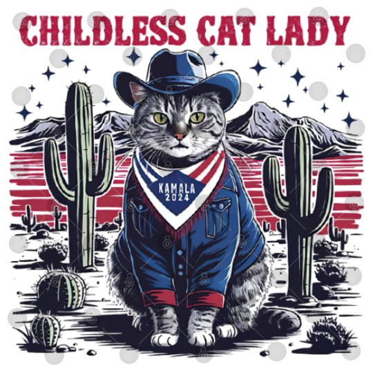 Childless Cat Lady For Kamala Digital Files