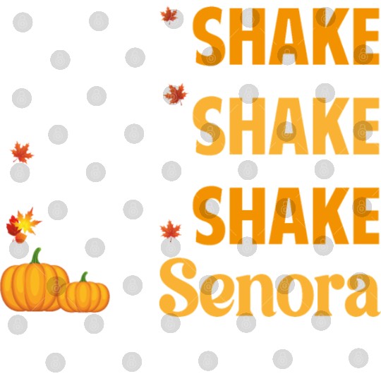 Shake Shake Shake Senora Funny Skeleton Pumkin Hal Digital Files