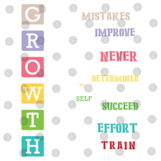 Growth Mindset Positive School Classroom Teacher Digital Files