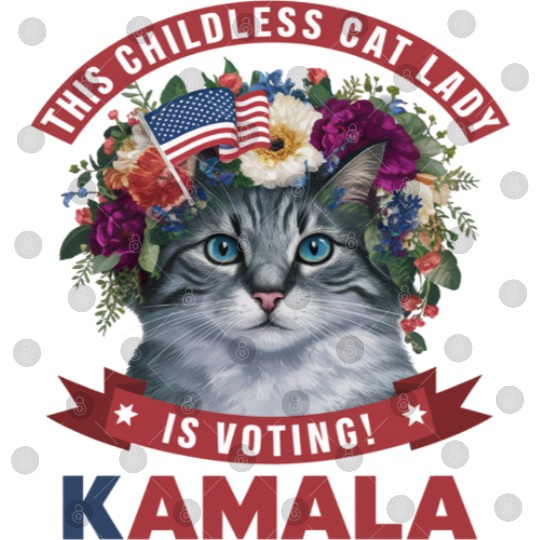 Childless Cat Lady is voting kamala Digital Files