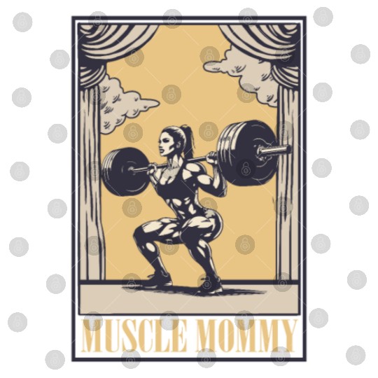 Tarot Cards Muscle Mommy for Strength & Digital Files