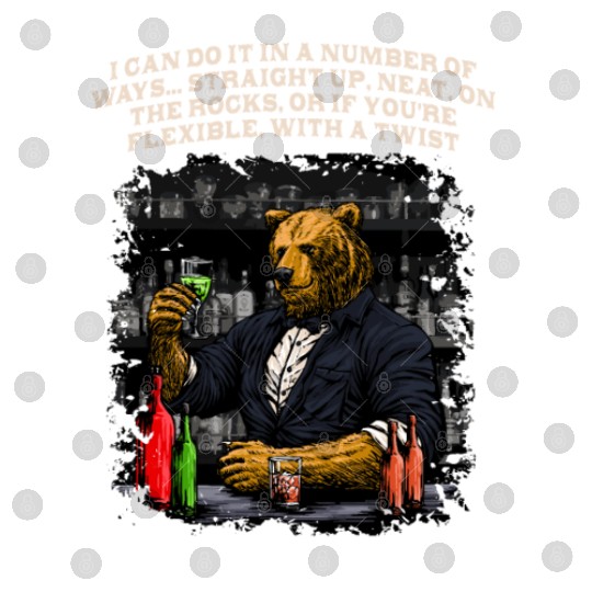 Can Do It in a Number of Ways Funny Bartender Humo Digital Files