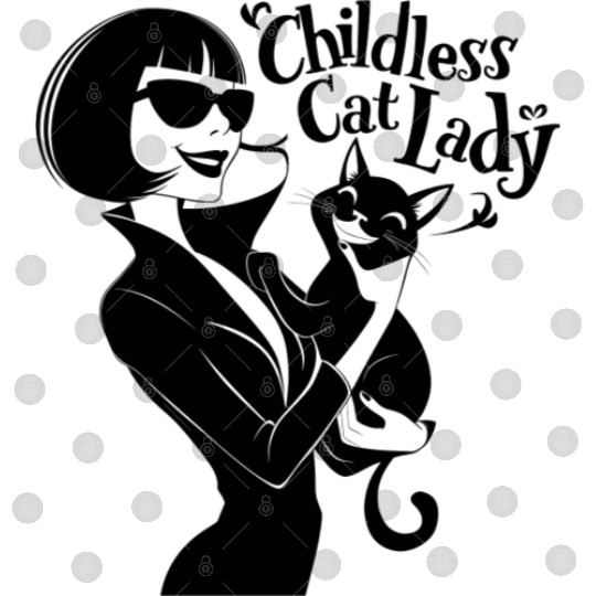 Childless Cat lady Kamala Harris Digital Files