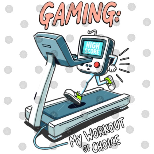 Gaming Workout - My Workout of Choice Humor Digital Files