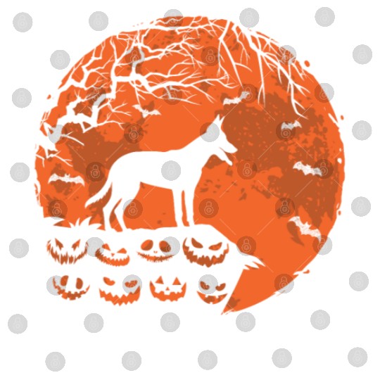 Belgian Malinois And Moon Halloween Dog Lover Gift Digital Files