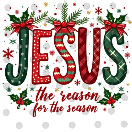 Jesus Is The Reason For The Season Christmas Art Digital Files