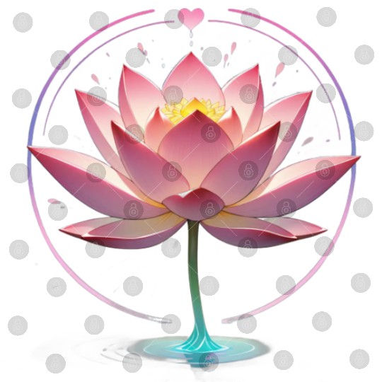 Heartfelt Serenity: Lotus Pulse Digital Files