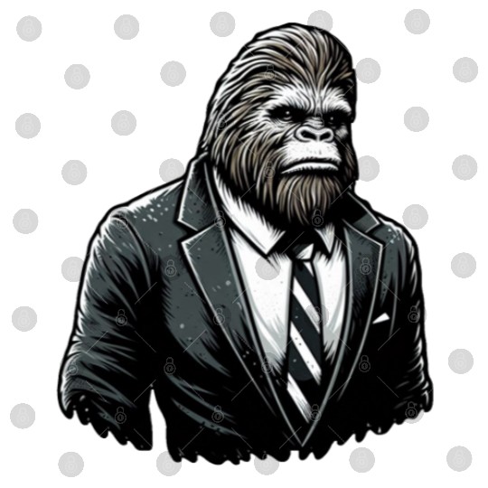 All Business Bigfoot - Funny Stylish Sasquatch Digital Files