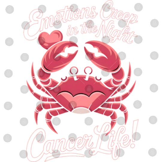 Emotions Creep in the Night Cancer Zodiac Sign Digital Files