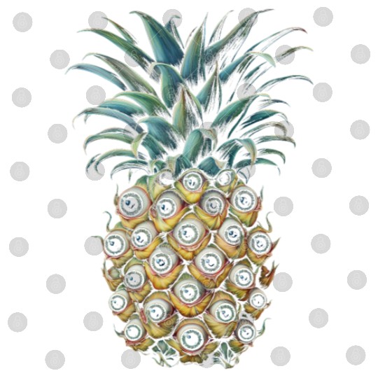 Weirdcore Aesthetic Pineapple Eyes Human Eyeball S Digital Files