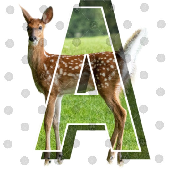 Deer Reflection A Digital Files