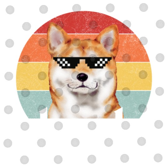 Funny Dog Bruh Meme Saying Best Dog Shiba Inu Dad Digital Files