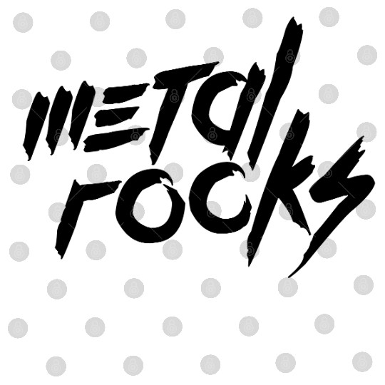 Heavy Metal Rocks Hard Rock Music Text Quote Logo Digital Files