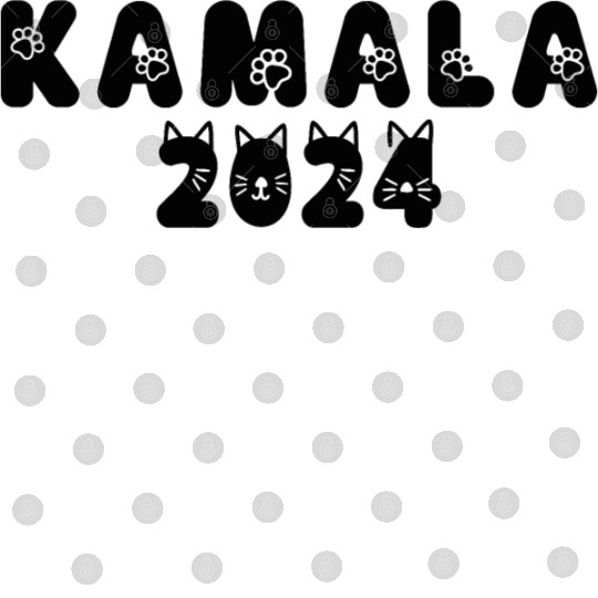 Kamala 2024 Cute Cats Design for Cat Lovers Digital Files