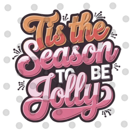 Tis the Season to Be Jolly - Retro Holiday Cheer Digital Files