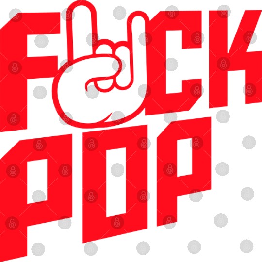Fuck pop charts music heavy metal fun hand gesture Digital Files