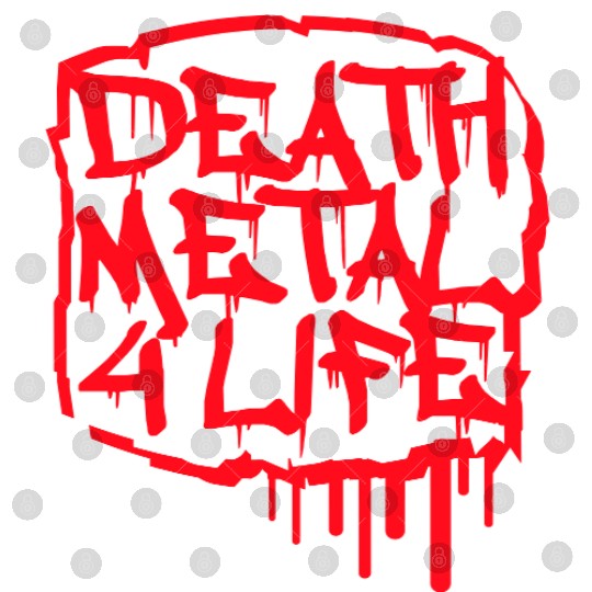 Heavy death metal 4 life hard rock music graffiti Digital Files
