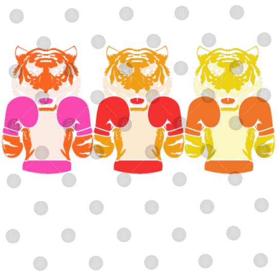 Thai Boxing Martial Arts Tiger Muay Thai Coach Digital Files