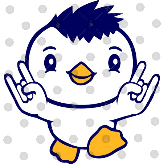 Heavy Metal Duck Bird Chick Rock Horn Hand Gesture Digital Files