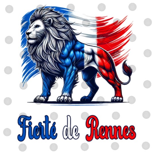 The pride of Rennes flag design Digital Files