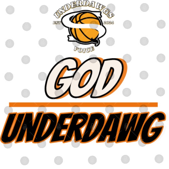God Underdawg - Empowering Basketball Graphic Digital Files
