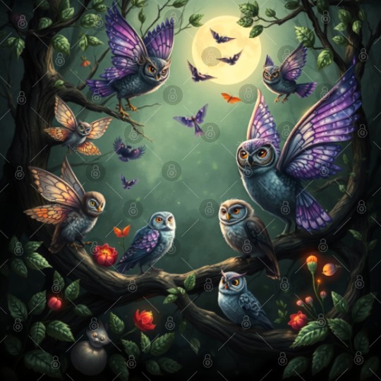 Enchanted Forest Creatures Halloween Ideas Digital Files