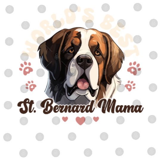 Saint Bernard Groovy St. Bernard Mama Digital Files