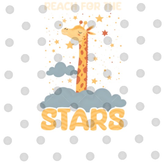 Giraffe Reach For The Stars Digital Files
