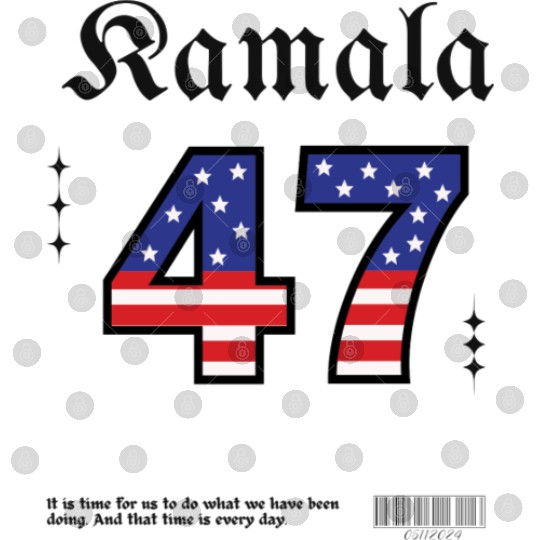 Kamala Harris 47th President USA America Election Digital Files