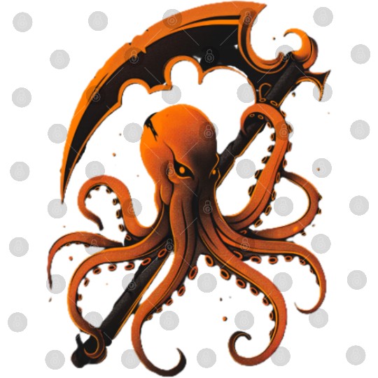 Halloween Octopus Digital Files