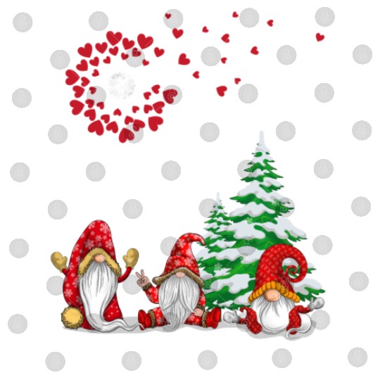 Gnomes Jesus Dandelion Christmas Tree Digital Files