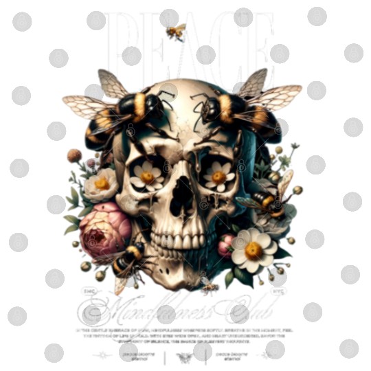 Rest In Peace skull Digital Files