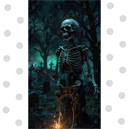 Rising Skeleton in the Graveyard Digital Files