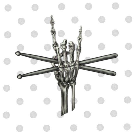 Skeleton Hand Drumsticks Digital Files