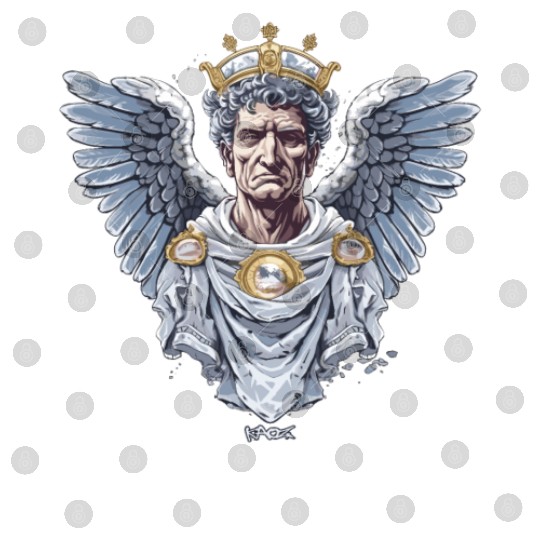 Emperor Caesar with Angel Wings Digital Files