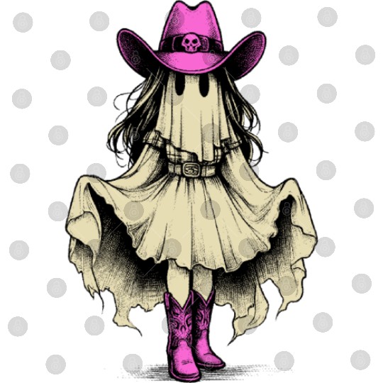 Ghost Cowgirl Western Y2k Digital Files