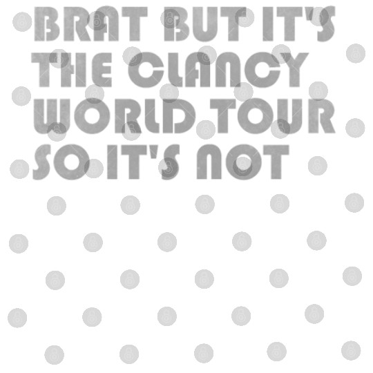 Brat But It s The Clancy World Tour So It s Not Digital Files